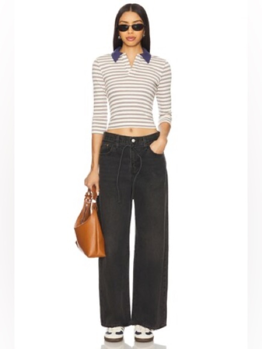 Levi's XL Straight Oversized Jeans 32 Influential Lady Faded Black Wide Y2K Chic